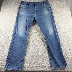 Vintage 90s Wrangler 13MWZ Cowboy Cut Jeans High Rise Blue Mens 42x34 (38x32)